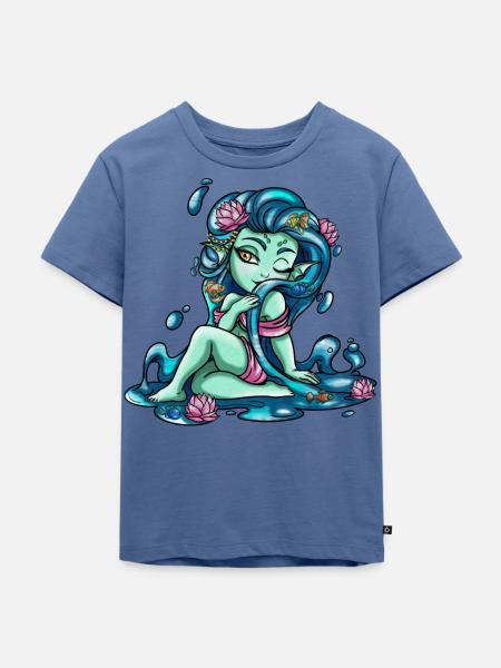 Zodiac Sign: Fish - Kinder Premium Bio T-Shirt - Taubenblau