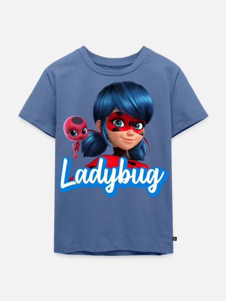 Miraculous Ladybug Tikki - Kinder Premium Bio T-Shirt - Taubenblau