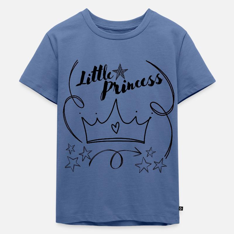 Petite Princesse - T-shirt Premium bio Enfant - bleu pigeon