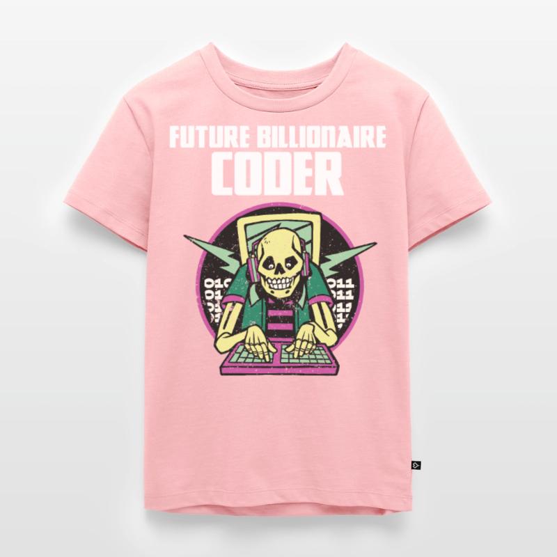 Future billionaire coder Kids Premium Organic T-Shirt