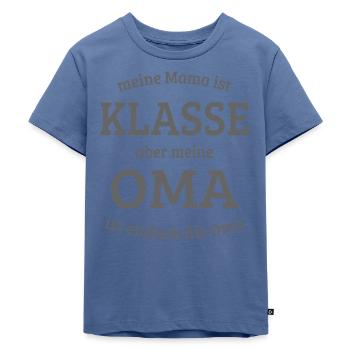 Grand-mère maman classe meilleure maman meilleure grand-mère - T-shirt Premium bio Enfant - bleu pigeon - Devant - Mikhail (115cm)