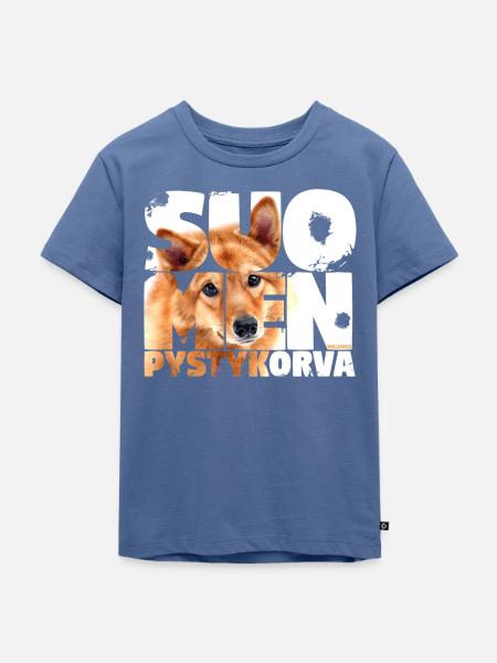 NASSU SPK 02 - Kinder Premium Bio T-Shirt - Taubenblau
