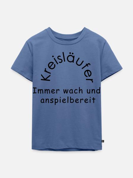 Kreislaeufer - Kinder Premium Bio T-Shirt - Taubenblau