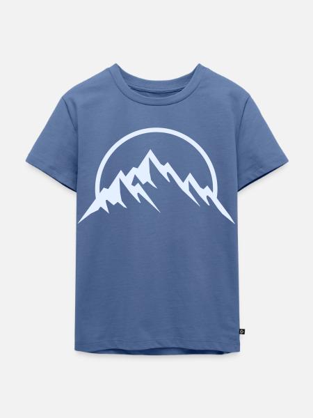 berge - Kinder Premium Bio T-Shirt - Taubenblau