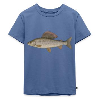 Äsche - Kinder Premium Bio T-Shirt - Taubenblau - Vorne - Mikhail (115cm)