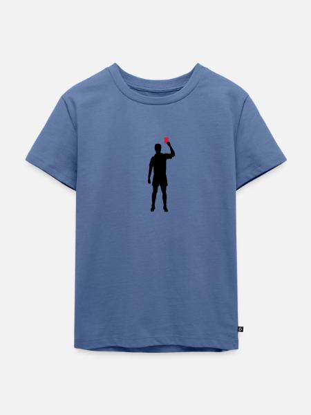 Schiedsrichter - Kinder Premium Bio T-Shirt - Taubenblau