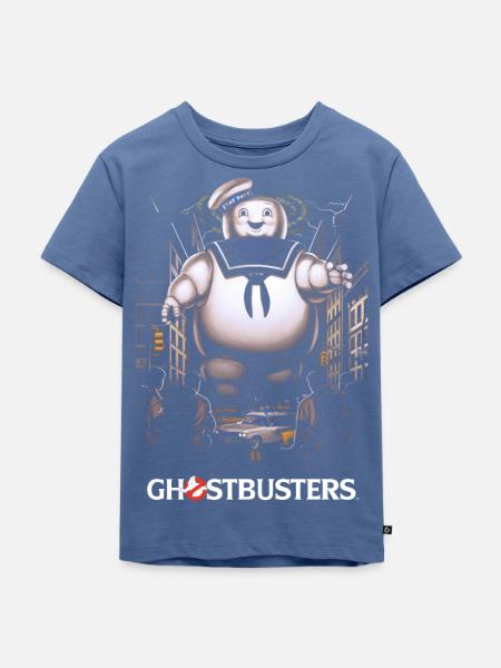 Ghostbusters Marshmallow-Mann - Kinder Premium Bio T-Shirt - Taubenblau