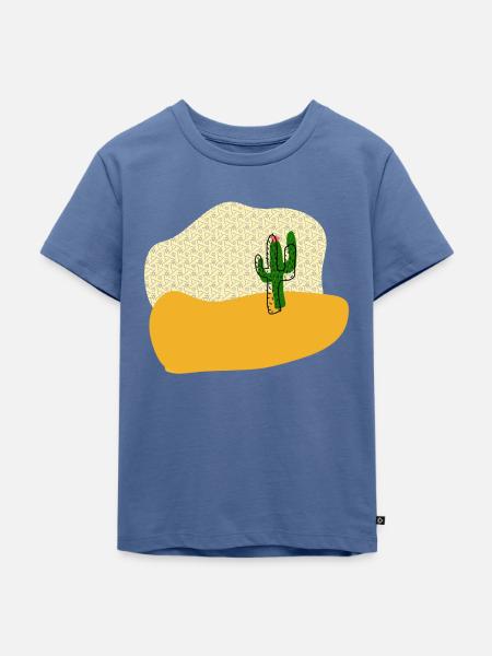 Verträumte Wüste - Kinder Premium Bio T-Shirt - Taubenblau
