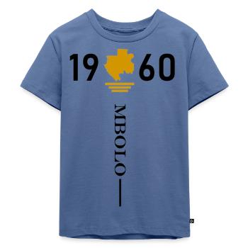 Unabhängigkeit Gabuns - Kinder Premium Bio T-Shirt - Taubenblau - Vorne - Mikhail (115cm)