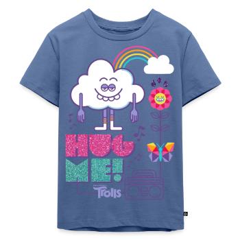 Trolls Hug Me Nuage Guy - T-shirt Premium bio Enfant - bleu pigeon - Devant - Mikhail (115cm)