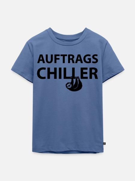Auftrags Chiller - Kinder Premium Bio T-Shirt - Taubenblau
