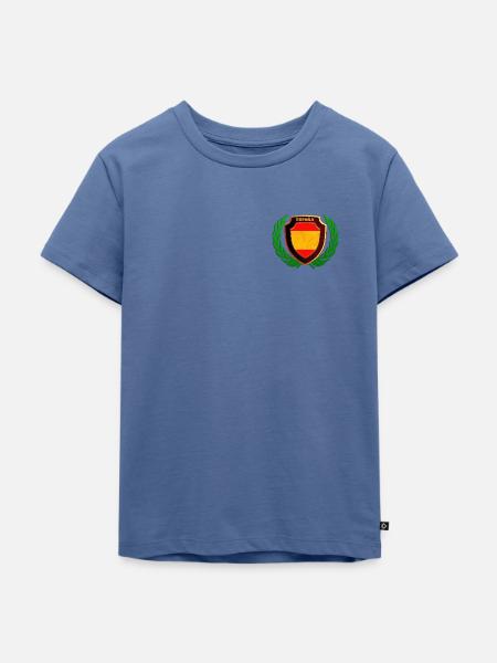 Spanien Spanien - Kinder Premium Bio T-Shirt - Taubenblau
