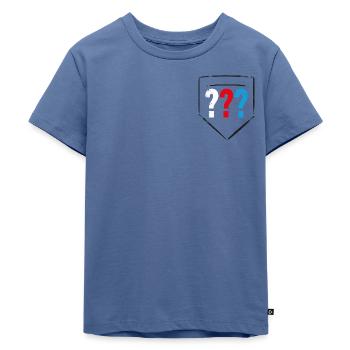 Die Drei ??? Kids Logo Tasche - Kinder Premium Bio T-Shirt - Taubenblau - Vorne - Mikhail (115cm)