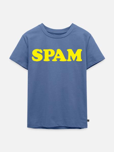 Spam - Kinder Premium Bio T-Shirt - Taubenblau