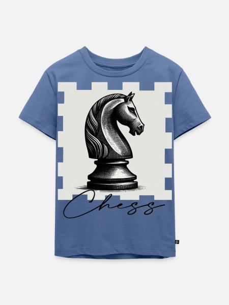 Chess - Kinder Premium Bio T-Shirt - Taubenblau