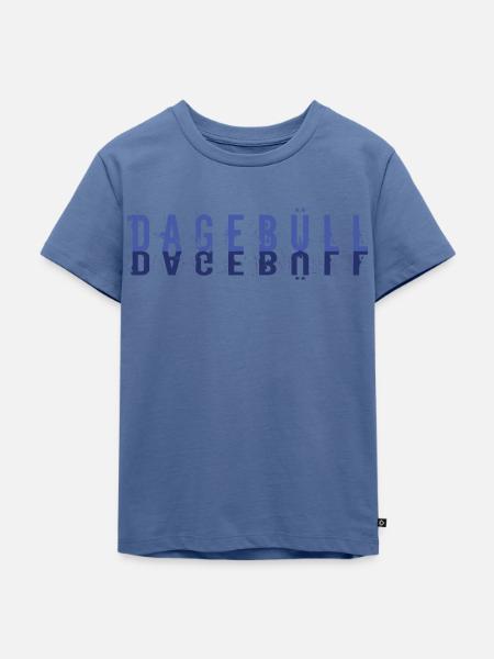Dagebüll gespiegelt - Kinder Premium Bio T-Shirt - Taubenblau