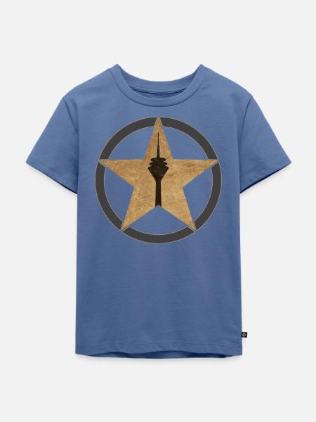 LiD - Rheinturm - Edition - Kinder Premium Bio T-Shirt - Taubenblau