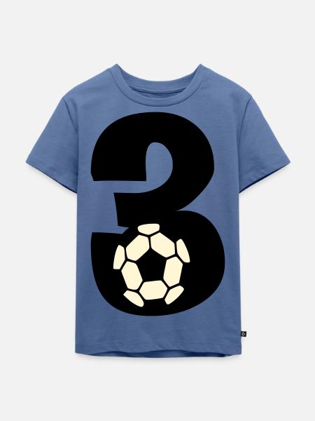 I'm already 3! - Kids Premium Organic T-Shirt - stone blue