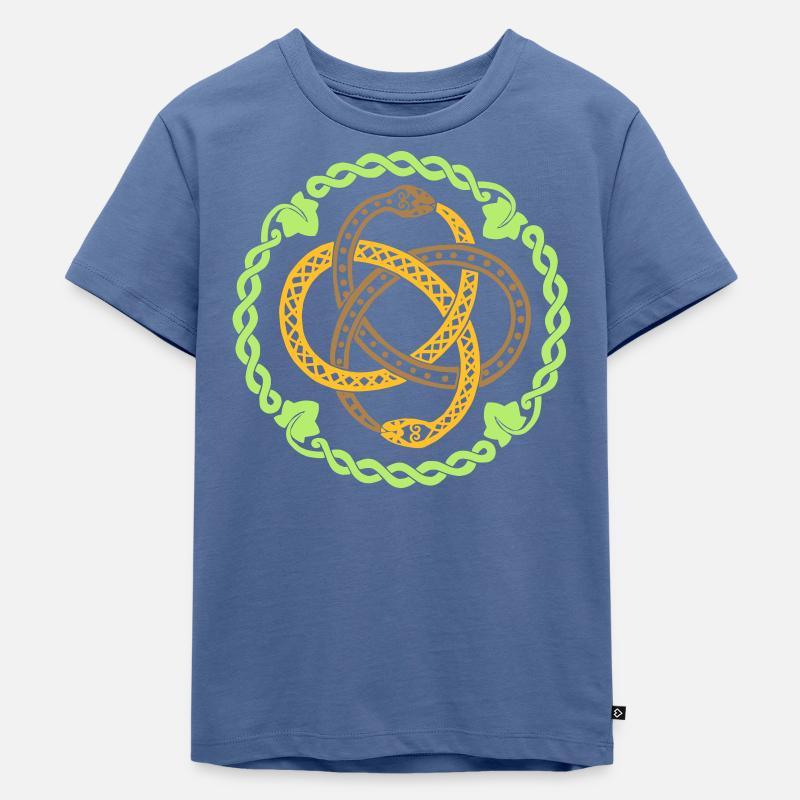 CelticSerpent - T-shirt Premium bio Enfant - bleu pigeon