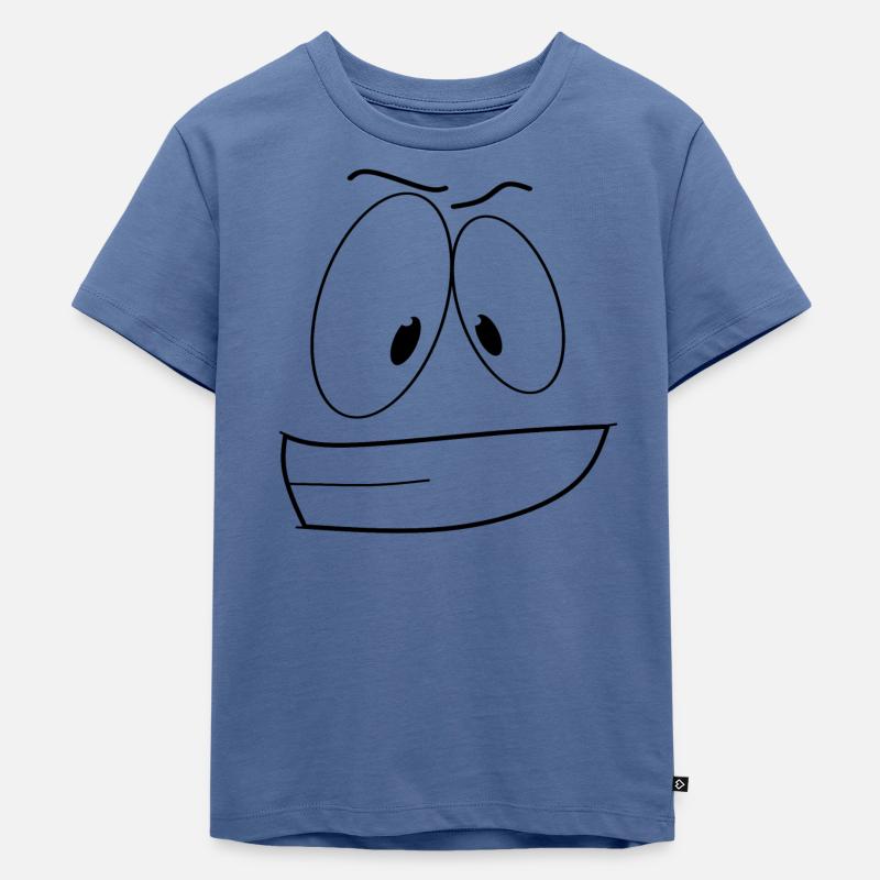 Ernst - Kinder Premium Bio T-Shirt - Taubenblau