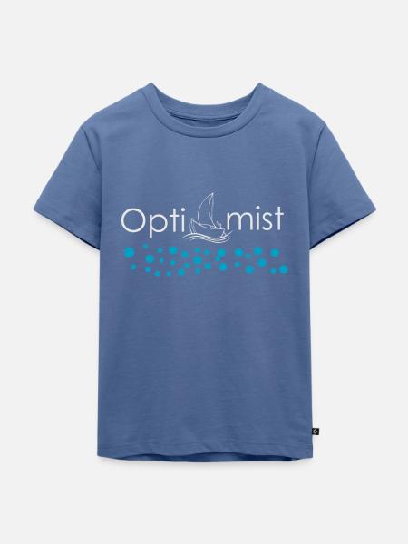 Optimist - Kinder Premium Bio T-Shirt - Taubenblau