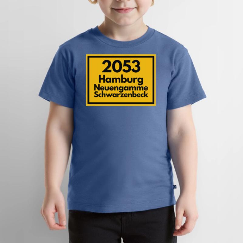 OLD POSTCODE POSTCODE 2053 HAMBURG NEUENGAMME ELBE Kids Premium Organic T-Shirt