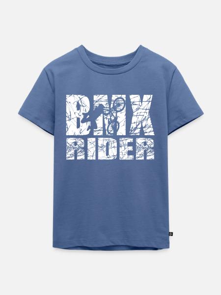 BMX - Kinder Premium Bio T-Shirt - Taubenblau