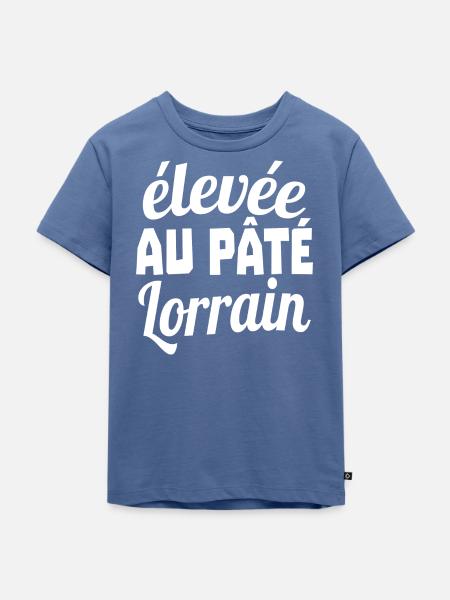 hoch in lothringischer Pastete - Kinder Premium Bio T-Shirt - Taubenblau
