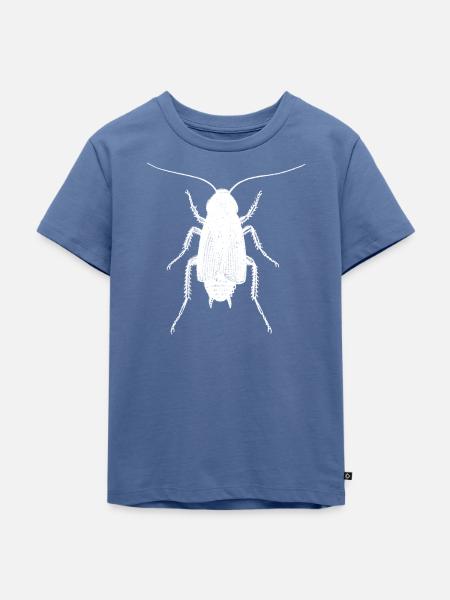 Schabe - Kinder Premium Bio T-Shirt - Taubenblau