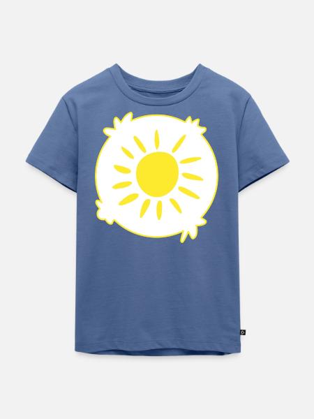 Kostüm Sonne Symbol Sun - Kinder Premium Bio T-Shirt - Taubenblau