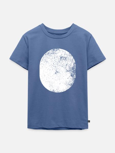 SHAPES FORMEN GRUNGE - Kinder Premium Bio T-Shirt - Taubenblau