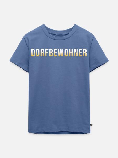 Dorf Dorfbewohner - Kinder Premium Bio T-Shirt - Taubenblau