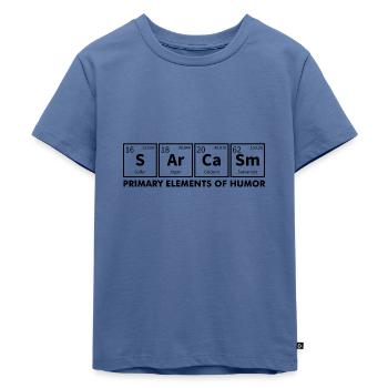 Nerd Nerds Spruch Humor - Kinder Premium Bio T-Shirt - Taubenblau - Vorne - Mikhail (115cm)