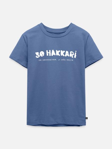 30 Hakkari - Kinder Premium Bio T-Shirt - Taubenblau