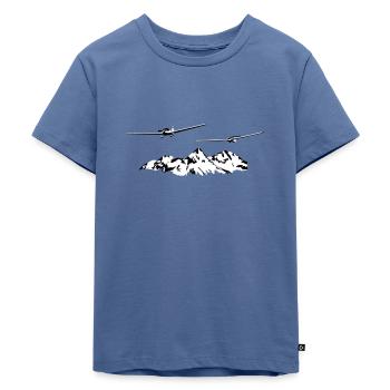 fschlepp glider glider glider glider - Kids Premium Organic T-Shirt - stone blue - Front - Mikhail (115cm)