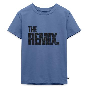 The Remix - Kinder Premium Bio T-Shirt - Taubenblau - Vorne - Mikhail (115cm)