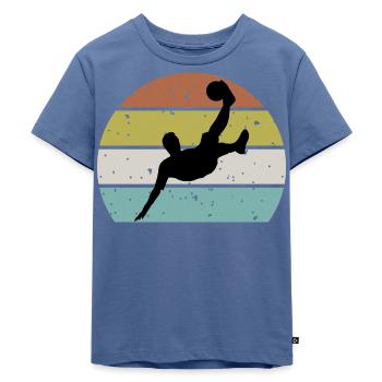 Retrait de chute Vintage - T-shirt Premium bio Enfant - bleu pigeon - Devant - Mikhail (115cm)