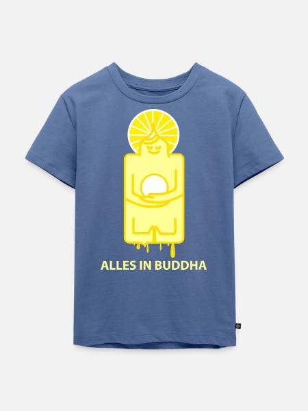 Alles in Butter - Kinder Premium Bio T-Shirt - Taubenblau