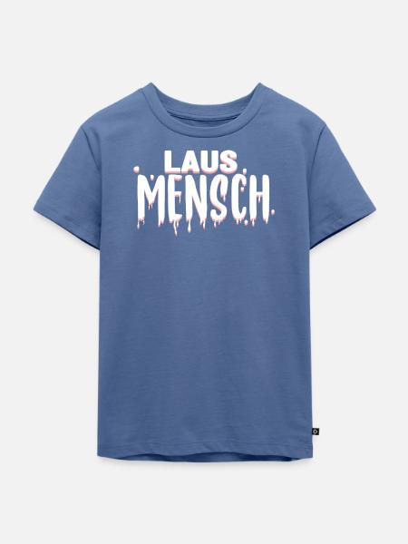 Laus Mensch - Kinder Premium Bio T-Shirt - Taubenblau
