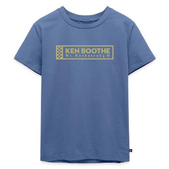 Ken boothe | Mr. Rocksteady - Kinder Premium Bio T-Shirt - Taubenblau - Vorne - Mikhail (115cm)