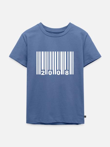 2008 - Kinder Premium Bio T-Shirt - Taubenblau