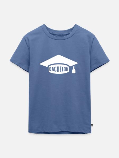 Bachelor - Kinder Premium Bio T-Shirt - Taubenblau