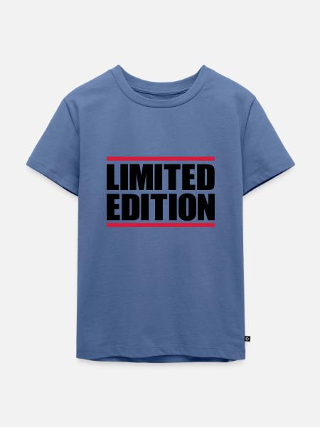 limited edition - Kinder Premium Bio T-Shirt - Taubenblau