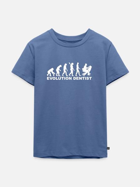 Zahnarzt - Kinder Premium Bio T-Shirt - Taubenblau