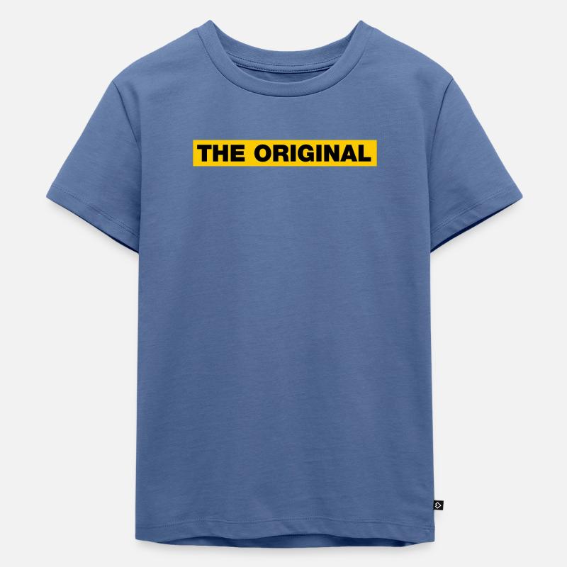 L’original - T-shirt Premium bio Enfant - bleu pigeon