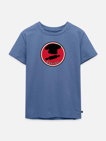 Backwaren Bäckerei - Kinder Premium Bio T-Shirt - Taubenblau