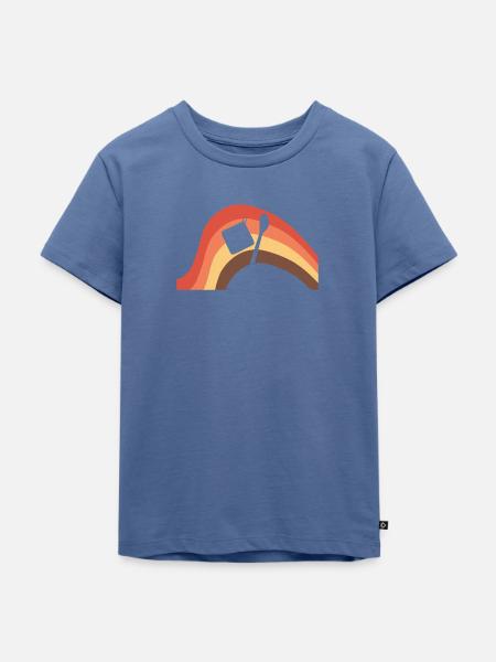 Törtchen Backen - Kinder Premium Bio T-Shirt - Taubenblau