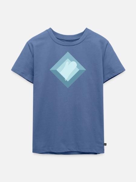 Backwaren Muffin Backwaren - Kinder Premium Bio T-Shirt - Taubenblau