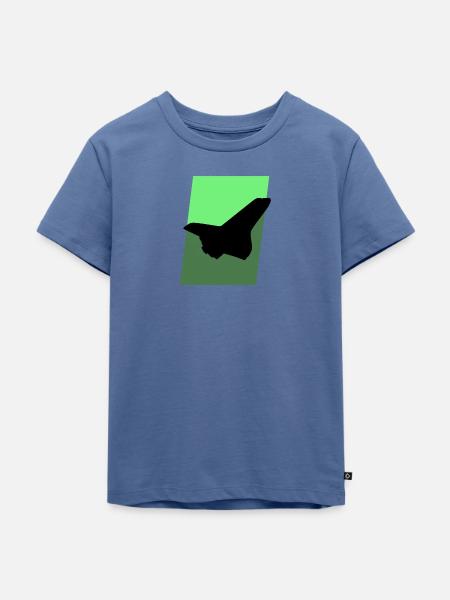 Aerospace Engineering Fliegen Fliegen - Kinder Premium Bio T-Shirt - Taubenblau