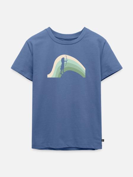 Bogenschütze Bogen - Kinder Premium Bio T-Shirt - Taubenblau